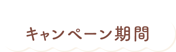 キャンペーン期間
